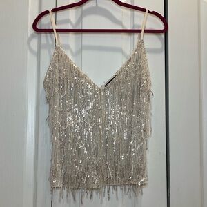 Zara Sequin Tank Top- M